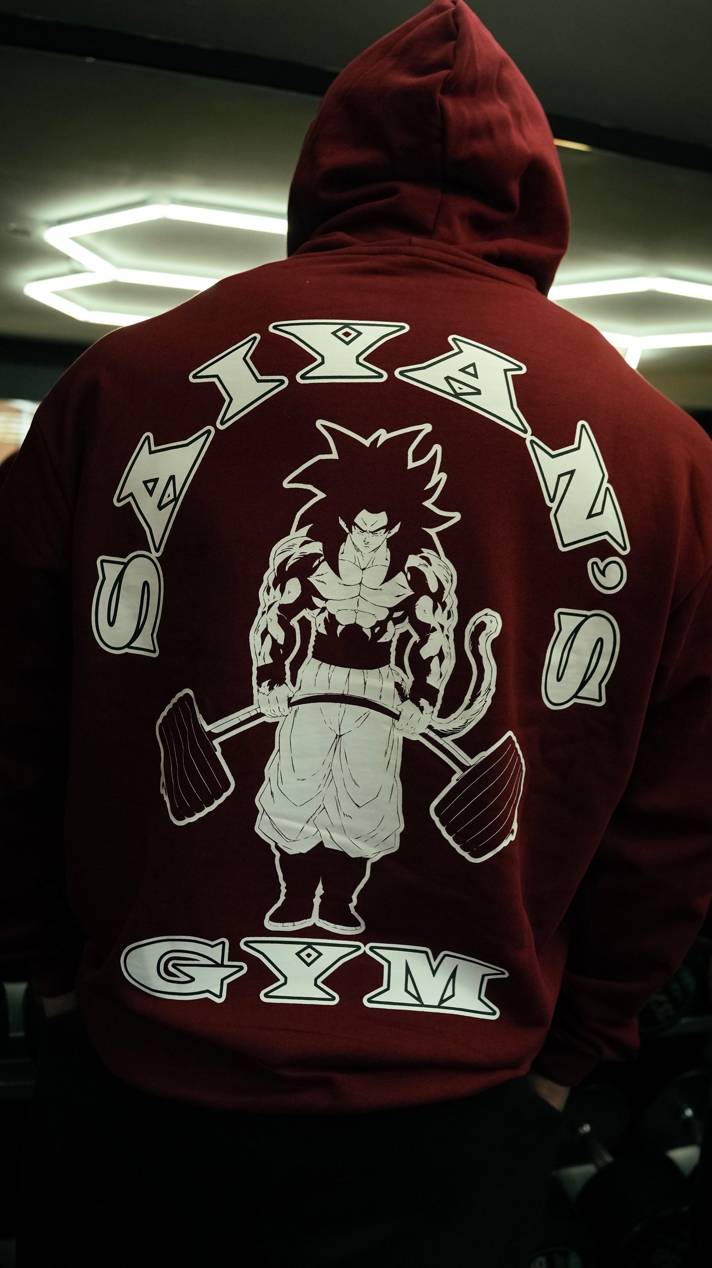 SAIYAN'S GYM | OVERSIZED VINTAGE HOODIE | LIMITED EDITION