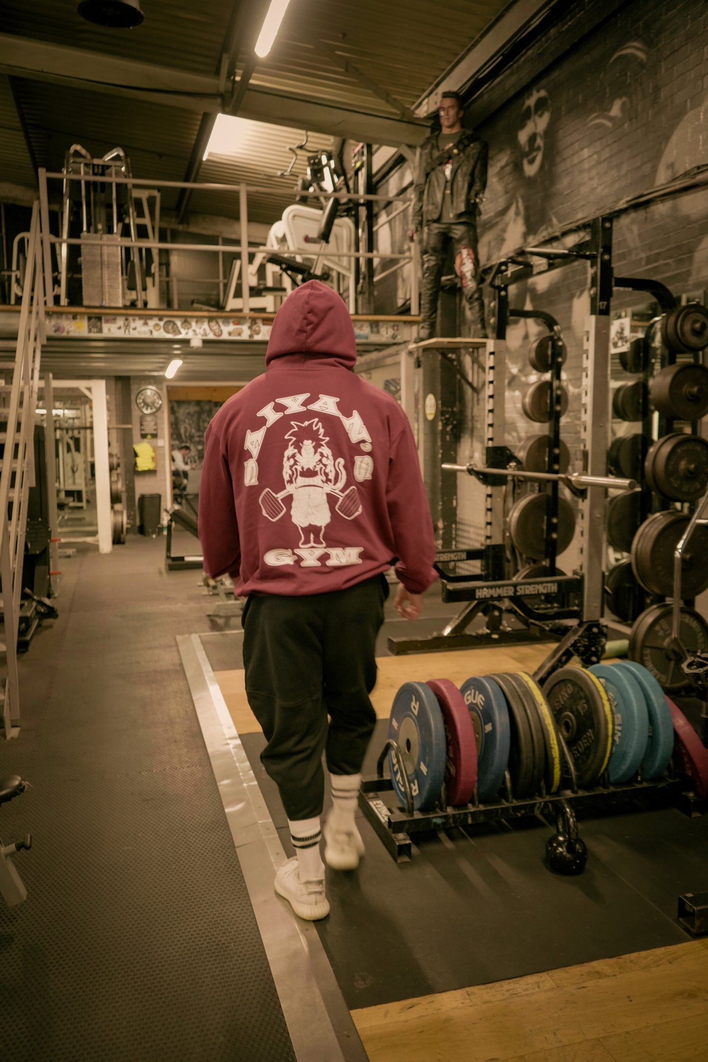 SAIYAN'S GYM | OVERSIZED VINTAGE HOODIE | LIMITED EDITION